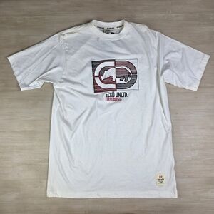 Y2K 2005 Ecko Unltd The Classic Shirt Horizontal Stich Rhino Large New